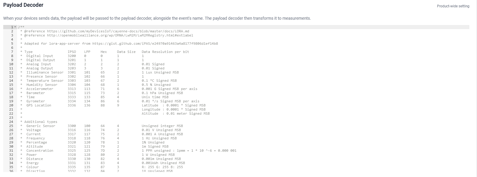 Payload Decoder