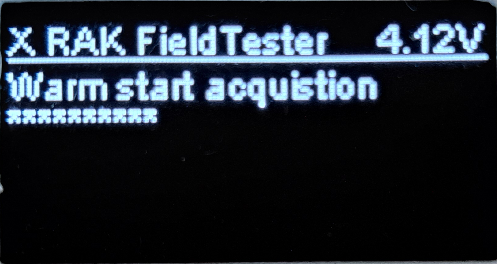 Fieldtester location acquisition