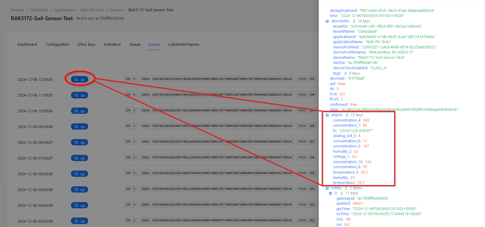 Get payload decoder for Chirpstack